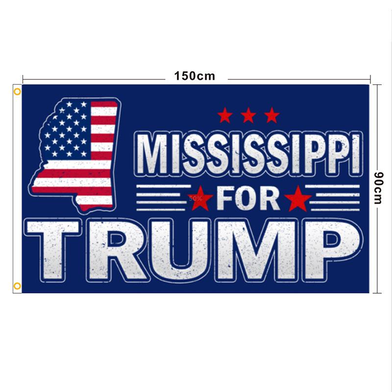 США поддерживают флаг победы Трампа, государственный флаг США